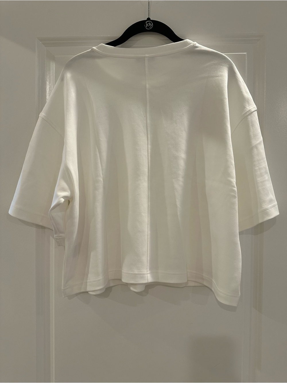 NEW COS 100% Cotton Oversized Boxy Tee Shirt in White, size M - Picture 7 of 8